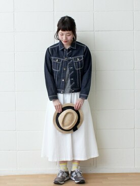 「chambre de charme(chambre de charme)」｜Malle chambre de charmeさん（レディース・158cm）の春コーディネート