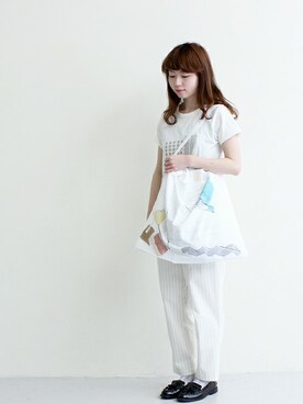 「chambre de charme(chambre de charme)」｜Malle chambre de charmeさん（レディース・157cm）の春コーディネート
