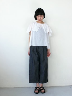 「chambre de charme(chambre de charme)」｜Malle chambre de charmeさん（レディース・166cm）の春コーディネート