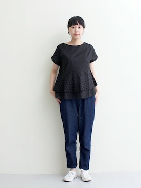 「MASON DE PLAGE（メゾン　ドゥ　プラージュ）のアイテム」を使った、Malle chambre de charmeさん（レディース・166cm）の夏コーディネート