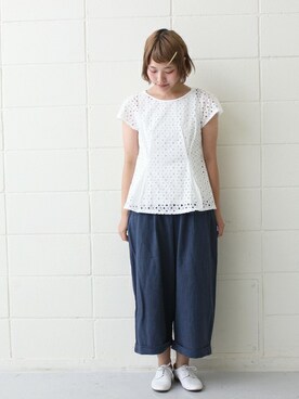 「chambre de charme(chambre de charme)」｜Malle chambre de charmeさん（レディース・158cm）の夏コーディネート