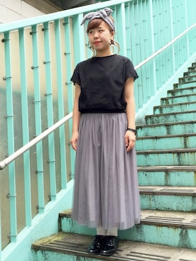 「chambre de charme(chambre de charme)」｜Malle chambre de charmeさん（レディース・150cm）の夏コーディネート