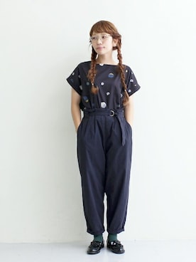 「MASON DE PLAGE（メゾン　ドゥ　プラージュ）のアイテム」を使った、Malle chambre de charmeさん（レディース・152cm）の夏コーディネート