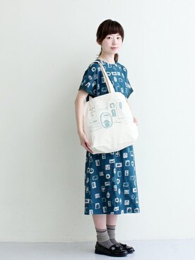 「chambre de charme（シャンブルドゥシャーム）のアイテム（レッグウェア）」を使った、Malle chambre de charmeさん（レディース・157cm）の夏コーディネート