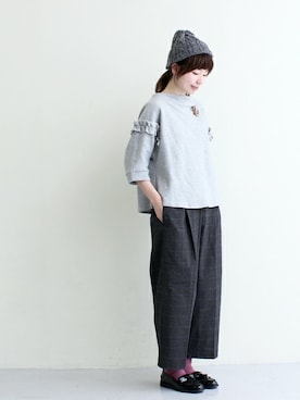 「chambre de charme（シャンブルドゥシャーム）のアイテム（その他トップス）」を使った、Malle chambre de charmeさん（レディース・157cm）の夏コーディネート