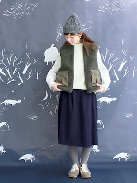 Malle chambre de charmeさん（レディース・157cm）の秋コーディネート