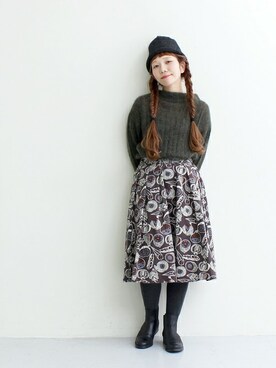 「chambre de charme(chambre de charme)」｜Malle chambre de charmeさん（レディース・152cm）の秋コーディネート