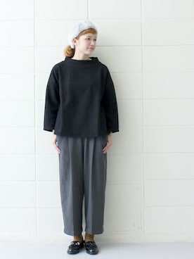 「chambre de charme（シャンブルドゥシャーム）のアイテム（その他トップス）」を使った、Malle chambre de charmeさん（レディース・160cm）の秋コーディネート