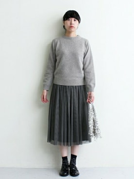 「chambre de charme(chambre de charme)」｜Malle chambre de charmeさん（レディース・166cm）の冬コーディネート