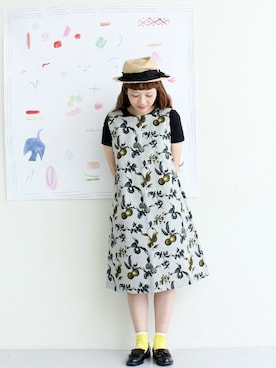 「キイロ」｜Malle chambre de charmeさん（レディース・152cm）の冬コーディネート