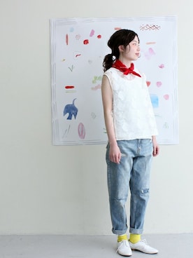 「キイロ」｜Malle chambre de charmeさん（レディース・157cm）の冬コーディネート