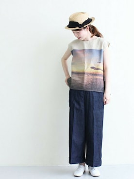 「iki（イキ）のアイテム」を使った、Malle chambre de charmeさん（レディース・157cm）の春コーディネート