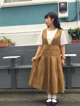 「NOIR（ノワール）のアイテム」を使った、Malle chambre de charmeさん（レディース・158cm）の夏コーディネート