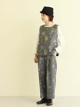 「アイテム（ピアス（片耳用））」を使った、Malle chambre de charmeさん（レディース・157cm）の夏コーディネート