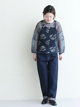 「chambre de charme（シャンブルドゥシャーム）のアイテム」を使った、Malle chambre de charmeさん（レディース・157cm）の夏コーディネート