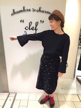 「iki（イキ）のアイテム」を使った、Malle chambre de charmeさん（レディース・163cm）の秋コーディネート