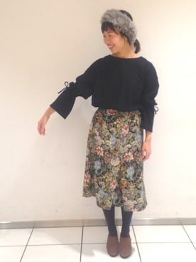 「iki（イキ）のアイテム」を使った、Malle chambre de charmeさん（レディース・156cm）の秋コーディネート