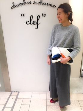 「iki（イキ）のアイテム」を使った、Malle chambre de charmeさん（レディース・163cm）の秋コーディネート