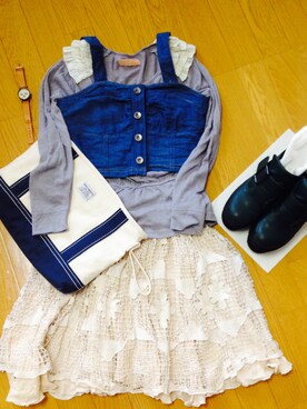 かわ\( ˙-˙ )/さん(レディース・149cm)の春コーディネート