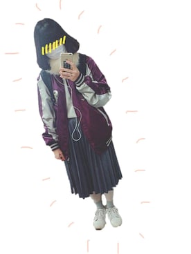 「大阪」｜「アイテム（その他アウター）」を使った、み いさん（レディース・152cm）の春コーディネート