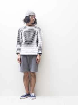 「アイテム（ニットキャップ/ビーニー）」を使った、YOSHIWOさん（メンズ・171cm・30代）の夏コーディネート