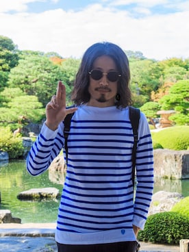 「アイテム（バックパック/リュック）」を使った、YOSHIWOさん（メンズ・171cm・30代）の秋コーディネート