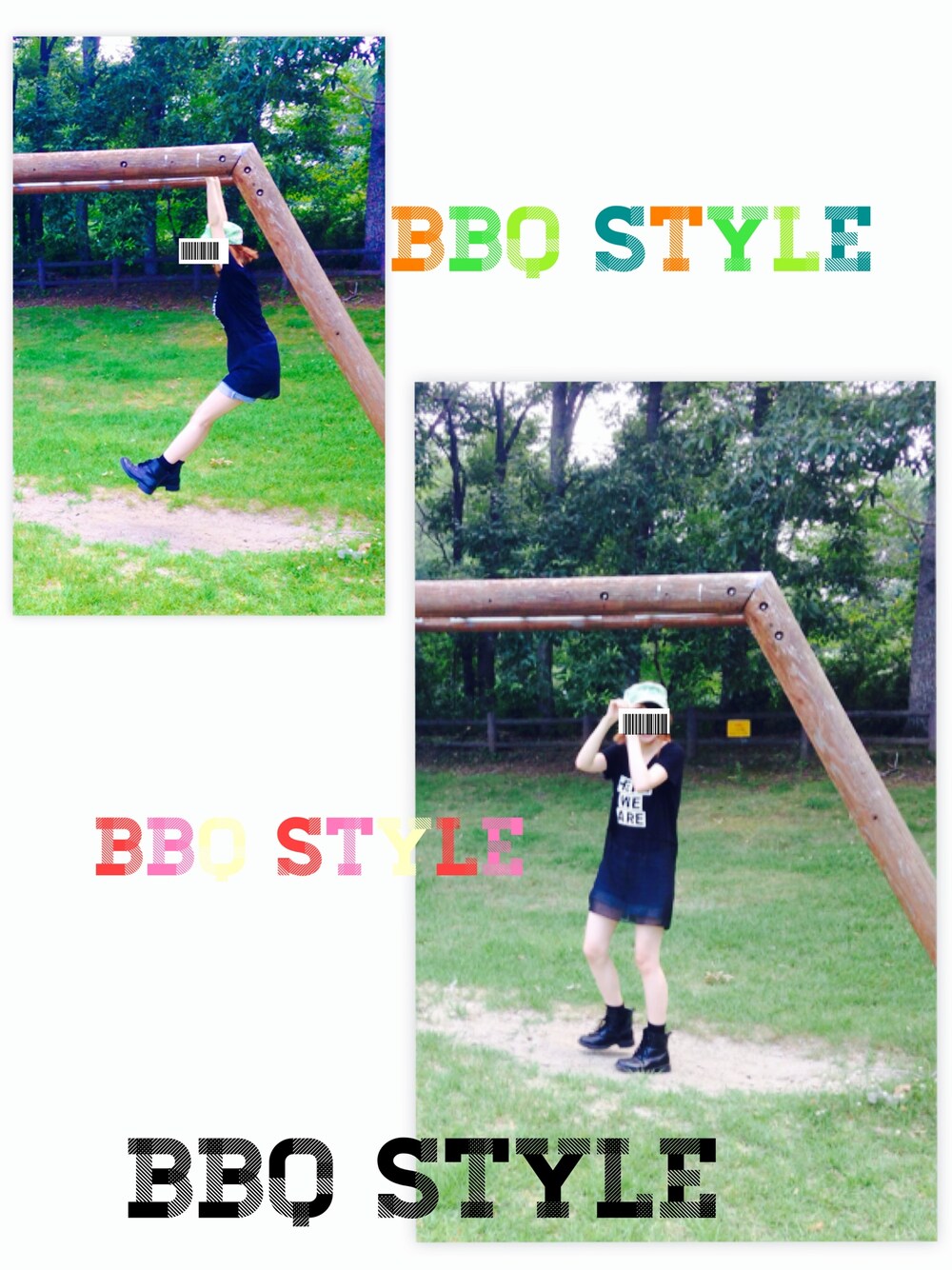 「ブラック、ショートパンツ、Tシャツ、黒、帽子、デニムショートパンツ、シースルー、Tシャツワンピ、半袖」｜「Tシャツワンピース（ワンピース、ブラック系）」を使った、マイクルさん（レディース・166cm）の夏コーディネートの1枚目の写真