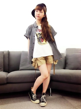 ミッツ☆さん（レディース・155cm）の夏コーディネート