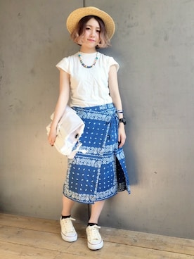 ミッツ☆さん（レディース・155cm）の夏コーディネート