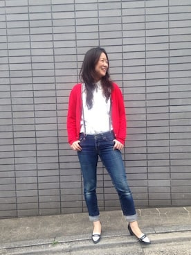 「アイテム（パンプス）」を使った、ちーさんさん（レディース・161cm・30代）の春コーディネート