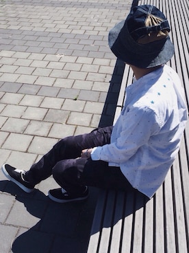 「(A)CRYPSISのアイテム」を使った、AHAO | Hankさん（メンズ・170cm）の春コーディネート