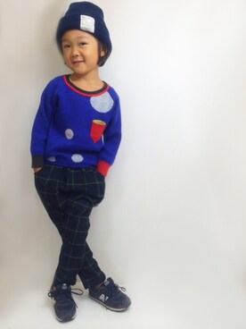「highking」｜チャッキー♥さん（キッズ・120cm）の冬コーディネート