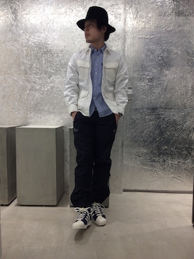 「adidas originals」｜「アイテム（ジャケット/アウター）」を使った、HeatherGreyWallSTAFFさん（メンズ・173cm）の冬コーディネート
