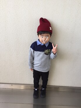 ma_a_saさん（キッズ・90cm）の秋コーディネート