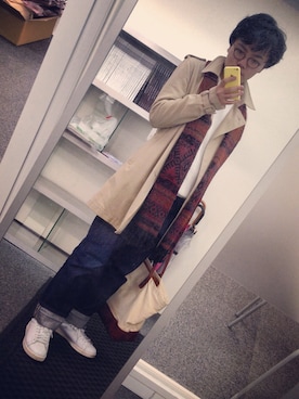 しあのすさん（メンズ・166cm）の冬コーディネート