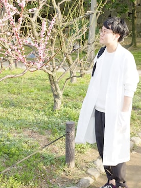 「STOF（ストフ）のアイテム（ジャケット/アウター）」を使った、しあのすさん（メンズ・166cm）の春コーディネート