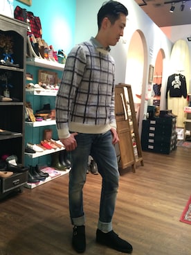 EMC リテール事業部さん（メンズ・173cm）の冬コーディネート