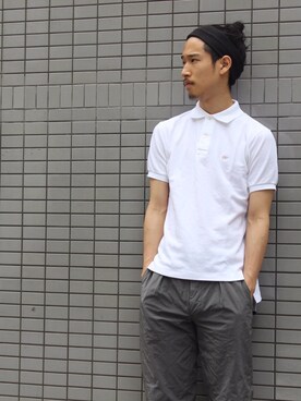 「SCYE BASICS（サイベーシックス）のアイテム」を使った、うっちゃんさん（メンズ・178cm）の夏コーディネート