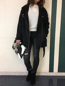 「SpRay（スプレイ）のアイテム」を使った、SpRay札幌ＰＡＲＣＯさん（レディース・160cm）の秋コーディネート