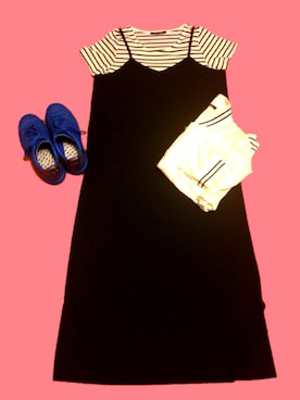 「one way（ワンウェイ）のアイテム（ブルゾン）」を使った、てぃっさん（レディース・150cm）の春コーディネート