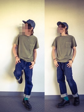 「BIGBLACKMARIA（ビックブラックマリア）のアイテム（ブレスレット）」を使った、ハヤシ"TIG"タイゴさん（メンズ・171cm）の夏コーディネート