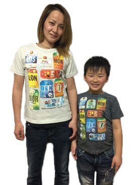 「オフィシャルチーム」｜peace5さん（キッズ・165cm）の冬コーディネート