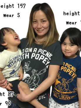 「オフィシャルチーム」｜peace5さん（キッズ・120cm）の春コーディネート