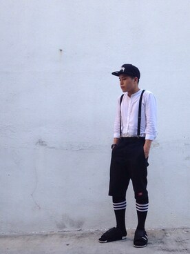 「アイテム（タイツ/ストッキング）」を使った、Beanz Hoさん（メンズ・163cm・20代）の秋コーディネート