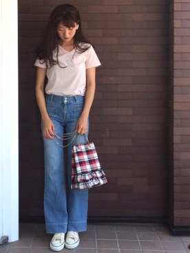 「ドラフトEM」｜mayuさん（レディース・165cm）の春コーディネート