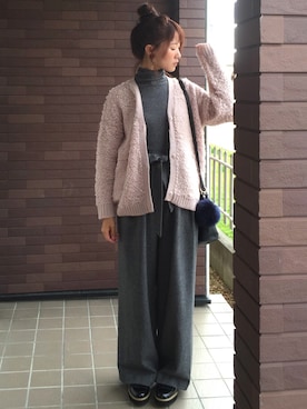 「ゆるゆる」｜「アイテム（その他）」を使った、mayuさん（レディース・165cm）の冬コーディネート