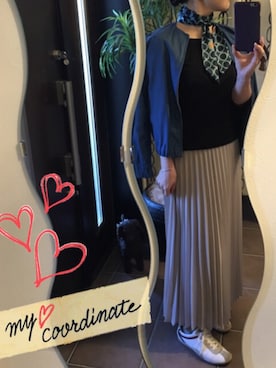 「GAP（ギャップ）のアイテム（ノーカラージャケット）」を使った、コリコさん（レディース・157cm）の春コーディネート