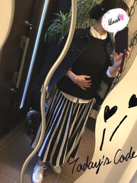 「NETSTAR（ネットスター）のアイテム（ジャケット/アウター）」を使った、コリコさん（レディース・157cm）の春コーディネート