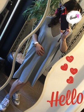 「ダスティブルー」｜コリコさん（レディース・157cm）の春コーディネート
