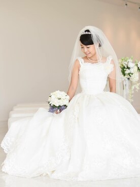 「ウェディングドレス」｜「アイテム（その他シューズ）」を使った、ri-rinさん（レディース・152cm）の秋コーディネート